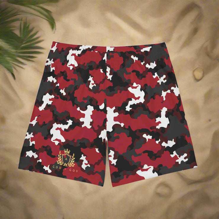 Red Tiger Swim Trunks